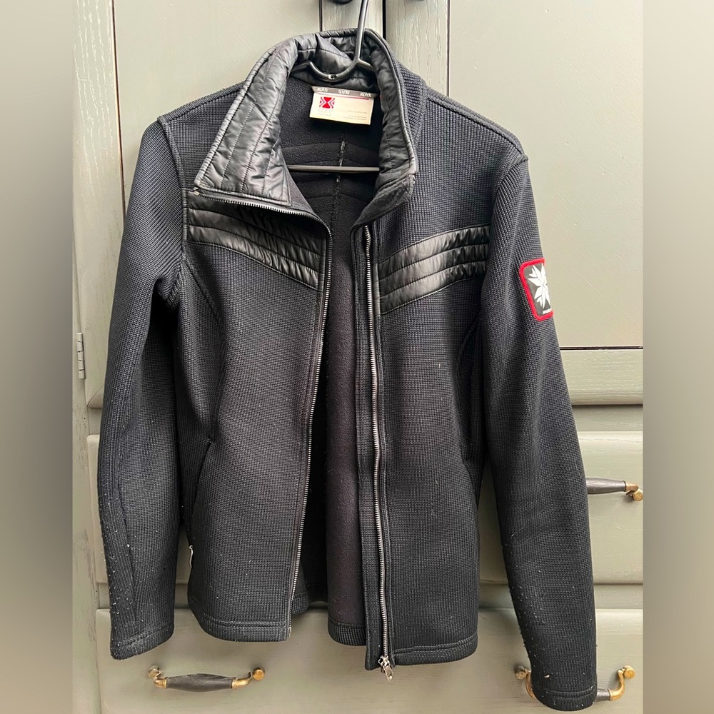 Spyder Black Zip Up Core Sweater Jacket Women’s Size Medium